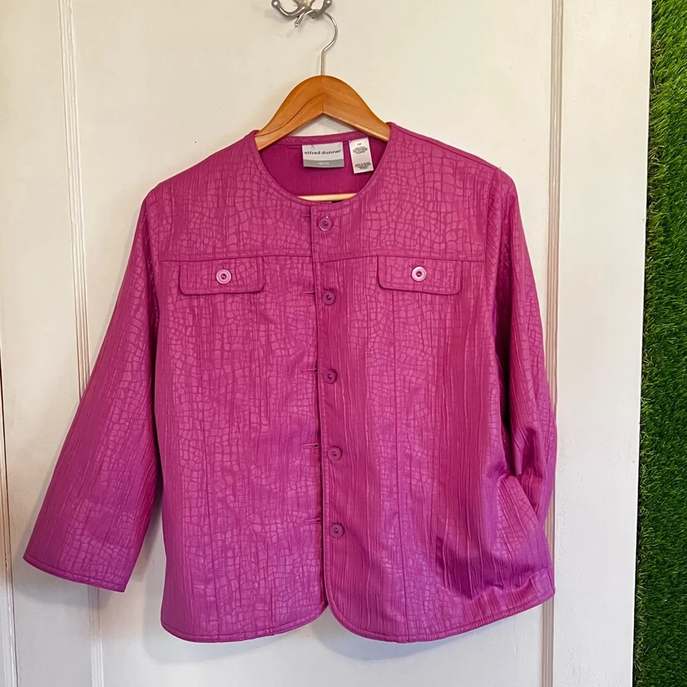 Textured Alfred Dunner Jacket 🌸 - Picture 1 of 7